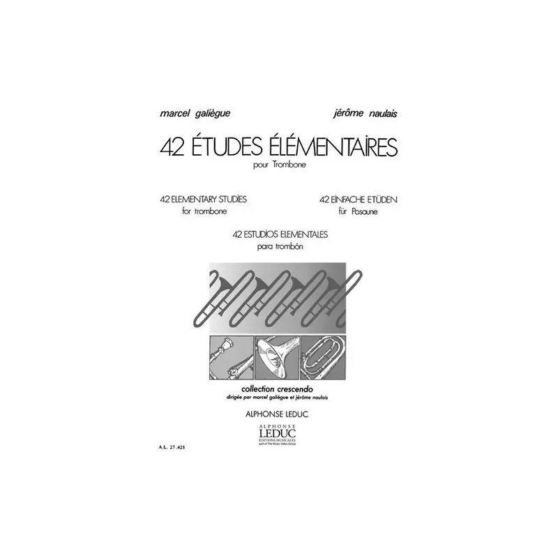 42 Études élémentaires pour trombone