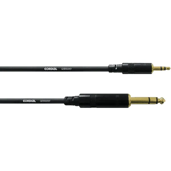 Cordial CFM1.5WV Mini-jack/ Jack stereo - 1.5m