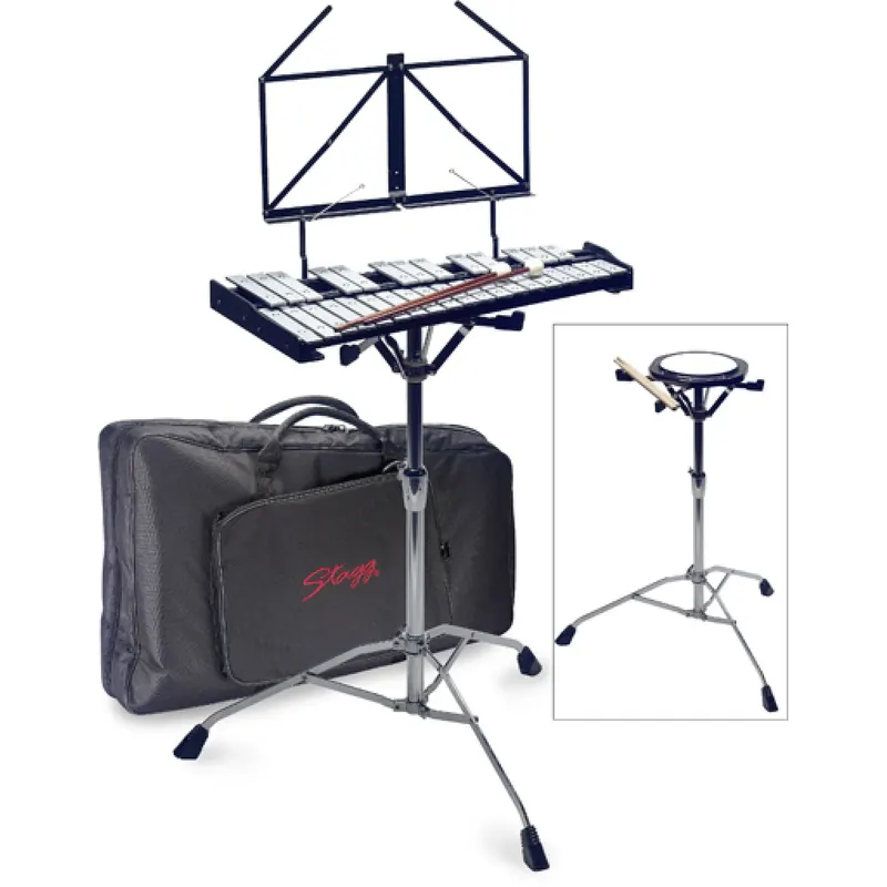 --- DISCONTINUE ---Stagg BELL-SET 32 - Métallophone Practice Pad
