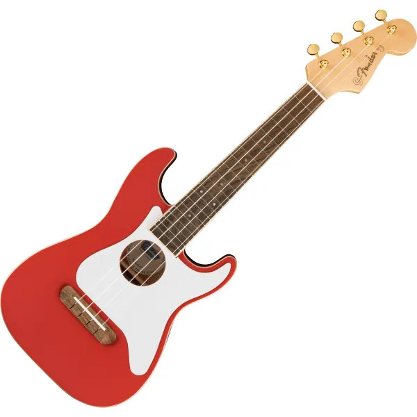 Fender FSR Fullerton Strat Uke Ltd - fiesta red