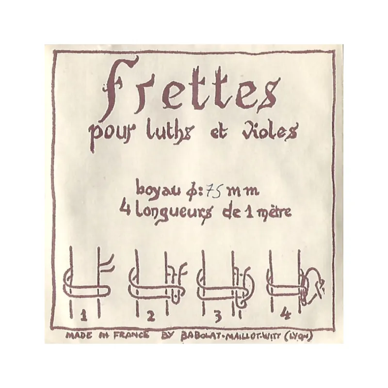 Frettes boyau pour Luths et Violes