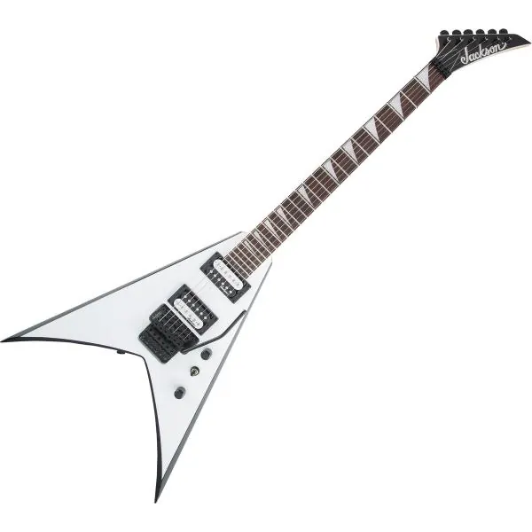 Jackson King V JS32 - white black bevels