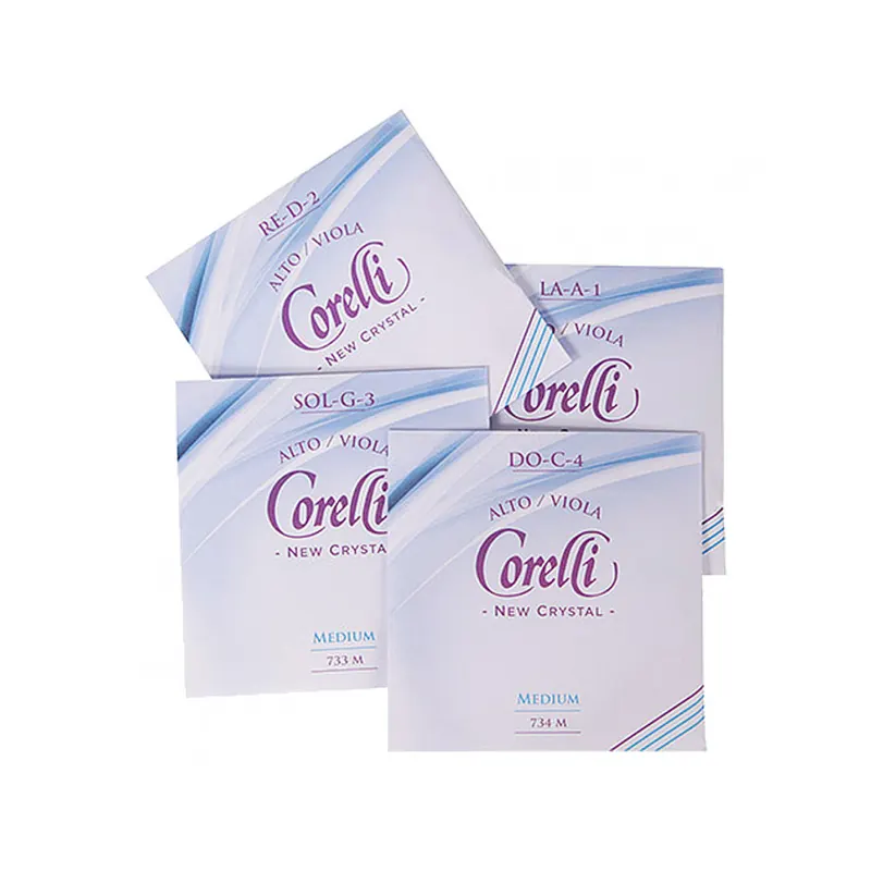 Jeu de 4 cordes Alto Crystal