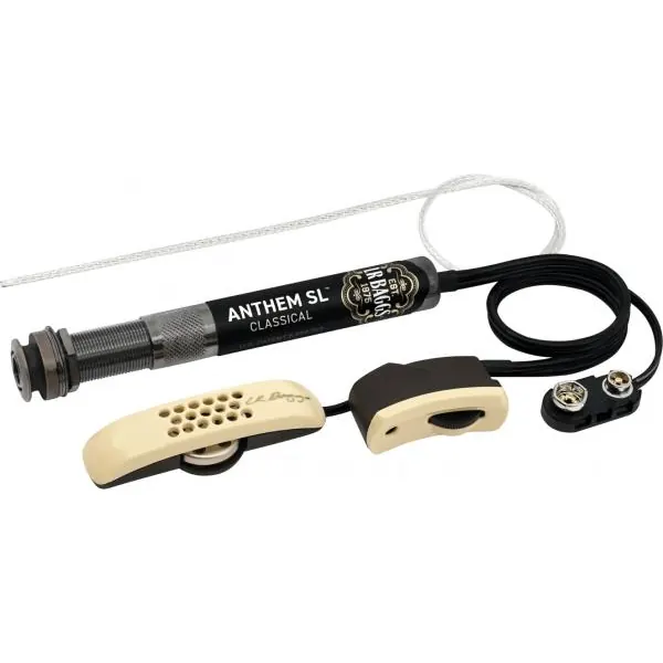 Lr baggs Micro Anthem + Element cordes nylon preampli jack