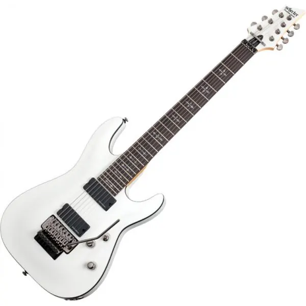 Schecter Demon-7 FR - vintage white