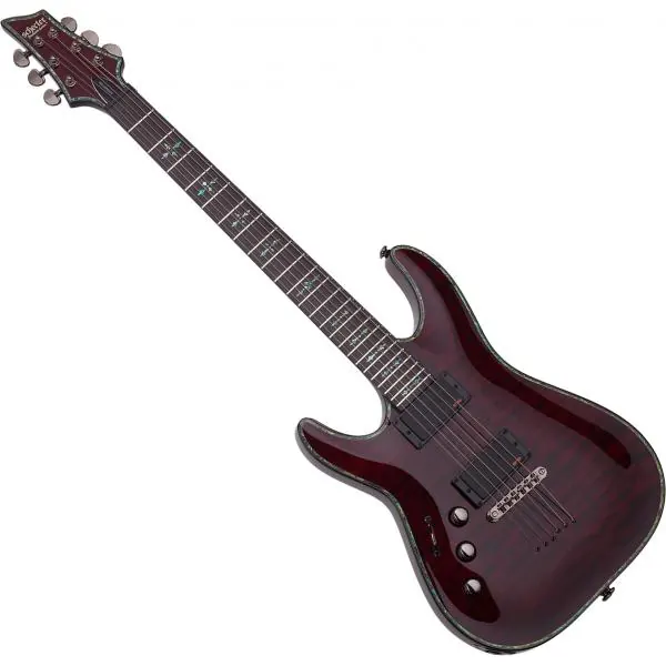 Schecter Hellraiser C-1 LH Gaucher - black cherry