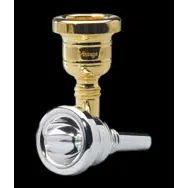 SHIRES Embouchure Trombone Petite Perce 11C Plaquée Or