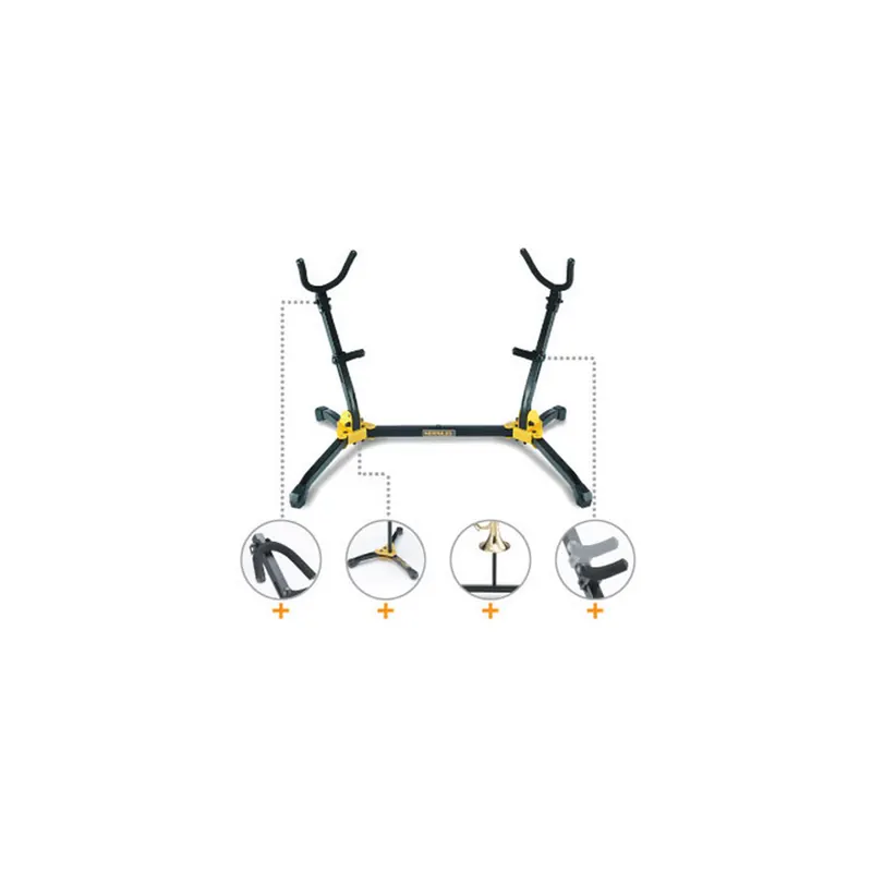 Support pour 2 Saxophones DS537B - Hercules