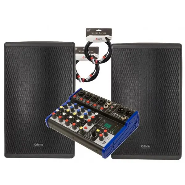 X-tone Pack Sono 600 Watts 8 canaux