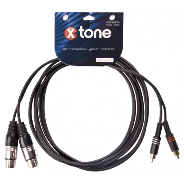 X-tone X1019 2 xlr / 2 rca - 3m